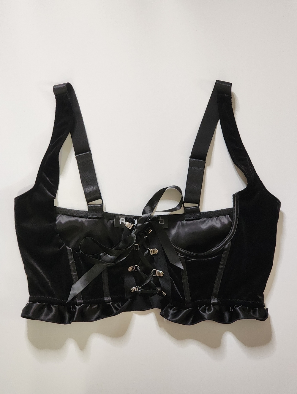 Foxblood Velvet Underbut Corset